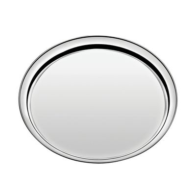 Bandeja Tramontina Service Em Aço Inox Redonda 40 Cm