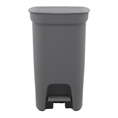 Lixeira Tramontina Compact 10L Cinza Haste Em Aço Galvanizad