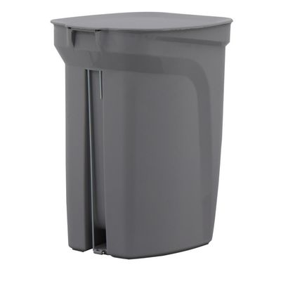 Lixeira Tramontina Compact 10L Cinza Haste Em Aço Galvanizad