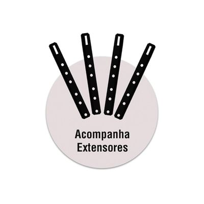 Suporte Para TV Articulado 10 a 56 Polegadas Brasforma BRA3.0