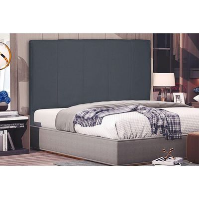 Cabeceira Solteiro 0,90m Ravenna Suede Cinza