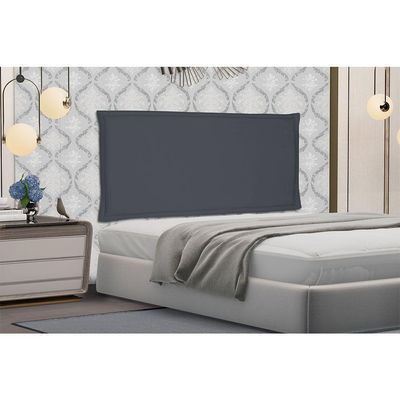 Cabeceira Painel Queen 1,60m Veneza Suede Cinza