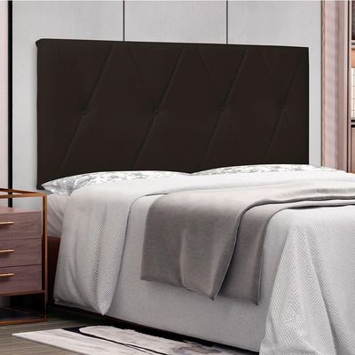 Cabeceira Painel Solteiro 0,90m Aquilla Corano Marrom