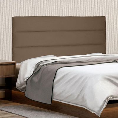 Cabeceira Painel Casal 1,40m La Italiana Suede Caramelo