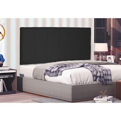 Cabeceira Painel Solteiro 0,90m Ravenna Suede Preto