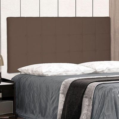 Cabeceira Painel Solteiro 0,90m Verona Suede Caramelo
