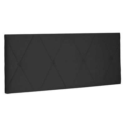 Cabeceira Painel Queen 1,60m Aquilla Suede Preto