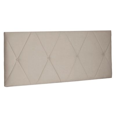 Cabeceira Painel Queen 1,60m Aquilla Suede Bege