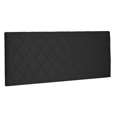 Cabeceira Painel Casal 1,40m Esmeralda Suede Preto