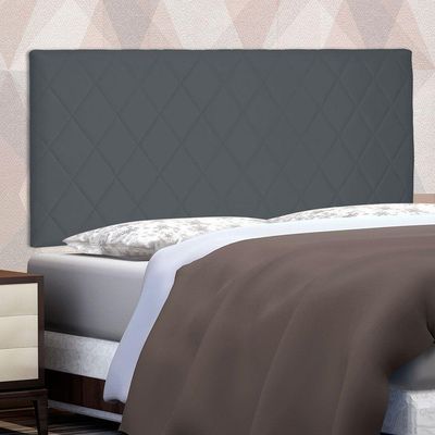 Cabeceira Painel Casal 1,40m Esmeralda Suede Cinza