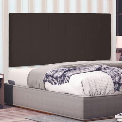 Cabeceira Painel Casal 1,40m Ravenna Suede Marrom Café