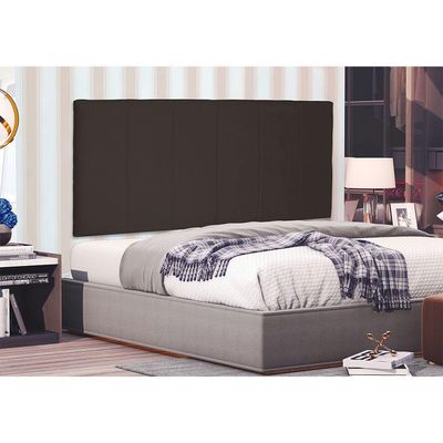 Cabeceira Painel Solteiro 0,90m Ravenna Suede Marrom Café
