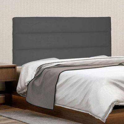 Cabeceira Painel Solteiro 0,90m La Italiana Suede Cinza
