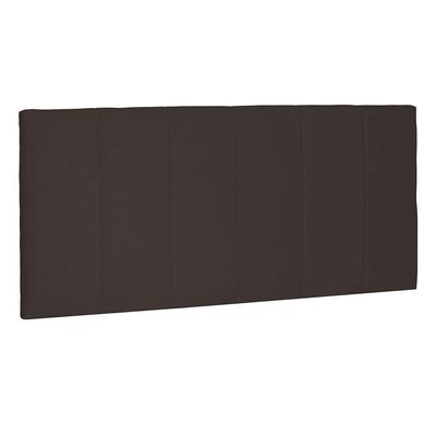 Cabeceira Painel Casal 1,40m Ravenna Suede Marrom Café