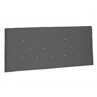 Cabeceira Painel Queen 1,60m Tânia Suede Cinza