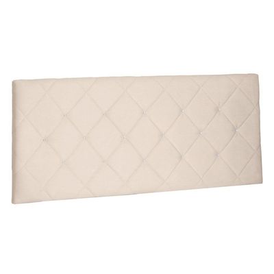 Cabeceira Painel Queen 1,60m Tânia Suede Bege