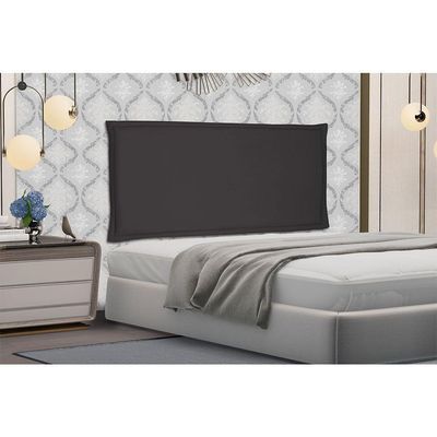 Cabeceira Painel Casal 1,40m Veneza Suede Preto