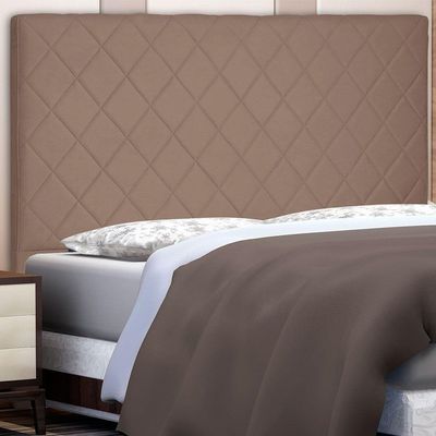 Cabeceira Casal 1,40m Esmeralda Suede Caramelo