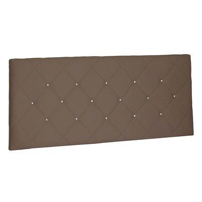 Cabeceira Painel Solteiro 0,90m Tânia Suede Caramelo