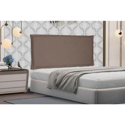 Cabeceira Painel Solteiro 0,90m Veneza Suede Caramelo