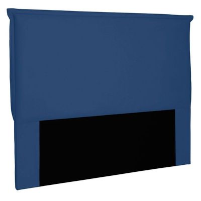 Cabeceira Solteiro 0,90m Veneza Suede Azul Marinho
