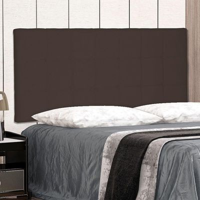 Cabeceira Painel Queen 1,60m Verona Suede Marrom Café