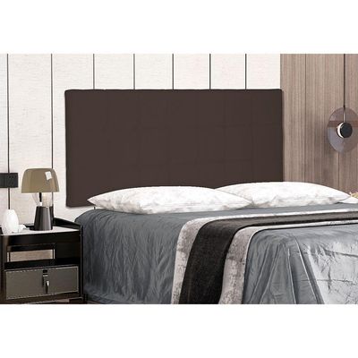 Cabeceira Painel Queen 1,60m Verona Suede Marrom Café