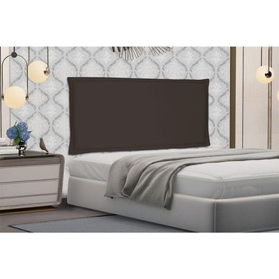 Cabeceira Painel Solteiro 0,90m Veneza Suede Marrom Café