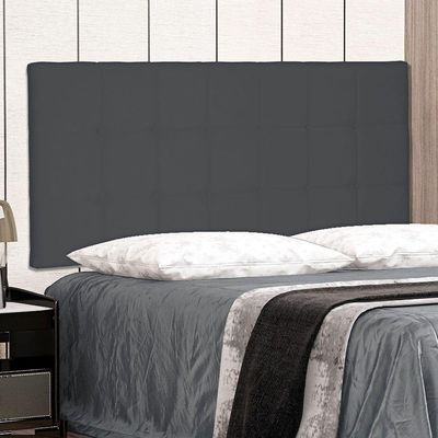 Cabeceira Painel Casal 1,40m Verona Suede Cinza