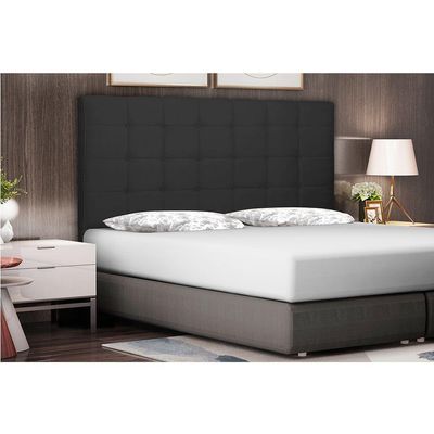Cabeceira Solteiro 0,90m Verona Suede Preto