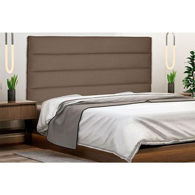 Cabeceira Solteiro 0,90m La Italiana Suede Caramelo