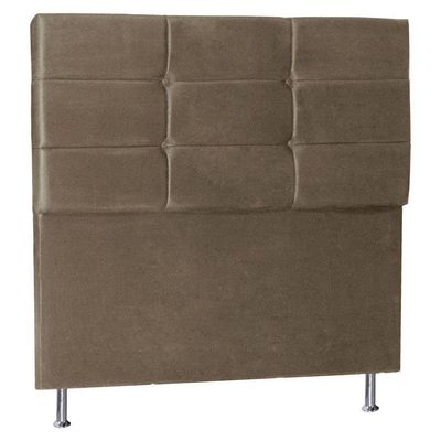 Cabeceira Solteiro 0,90m Tóquio Suede Bege