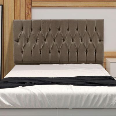 Cabeceira Solteiro 0,90m Suede Bege