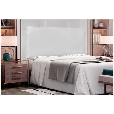 Cabeceira Painel Queen 1,60m Veneza Corano Branco