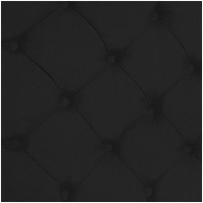 Cabeceira Painel Capitonê Solteiro 0,90m Jade Suede Preto