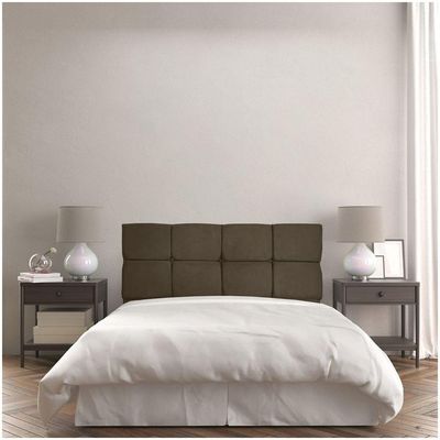 Cabeceira Painel Queen 1,60m Nina Suede - Pallazio Cor Marrom