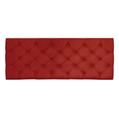 Cabeceira Painel Capitonê King 1,95m Jade Suede - Pallazio Cor Vermelho
