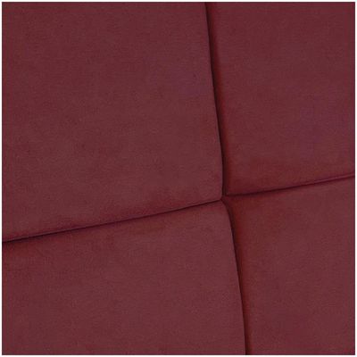 Cabeceira Painel Casal 1,40m Nina Suede Marsala - Pallazio