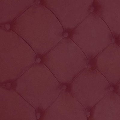 Cabeceira Painel Capitonê King 1,95m Jade Suede - Pallazio Cor Marsala