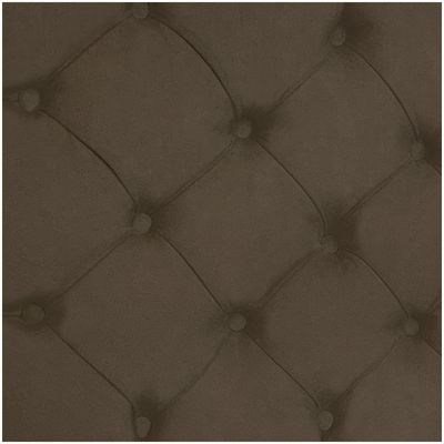 Cabeceira Painel Capitonê Solteiro 0,90m Jade Suede Cor Marrom