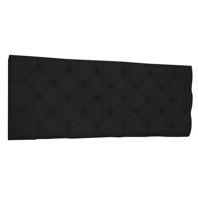 Cabeceira Painel Capitonê Queen 1,60m Jade Suede - Pallazio Cor Preto