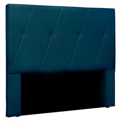 Cabeceira Solteiro 0,90m Aquilla Veludo - Pallazio Azul Marinho