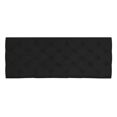 Cabeceira Painel Capitonê King 1,95m Jade Suede - Pallazio Cor Preto