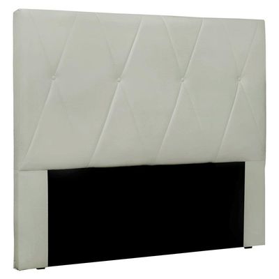 Cabeceira Queen 1,60m Aquilla Veludo Cinza Prata - Pallazio