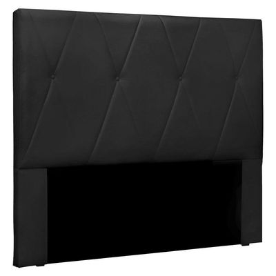 Cabeceira King 1,95m Aquilla Veludo - Pallazio Preto
