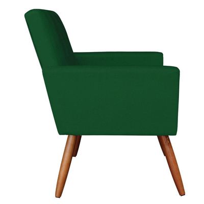 Kit 2 Poltronas E Puff Redonda e Verde