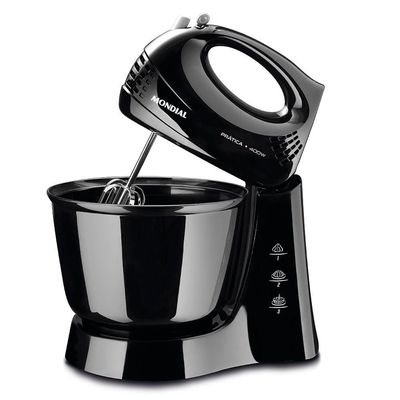 Batedeira Mondial Prática Preta B-44-b Batedeira B-44-b 127v/60hz . 110