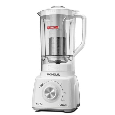 Liquidificador Mondial Turbo Power L-99-wg Liquidificador-220v-branco/cinza 220