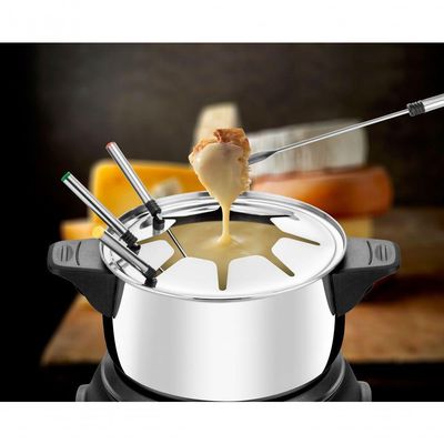 Panela Elétrica De Fondue Elétrico Le Gourmet Ii Fd-02 127v-preto/prata 110