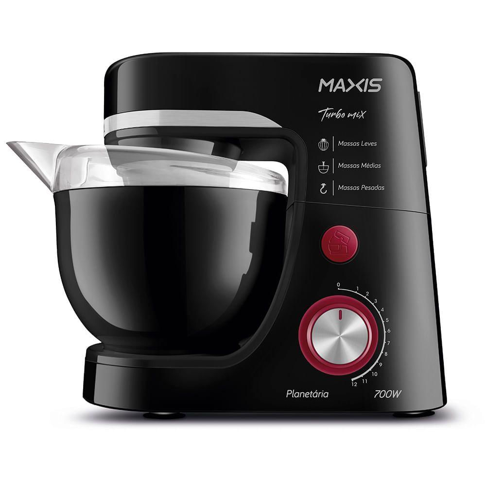 Batedeira Mondial Planetária Turbo Mix Maxis Preto 4,5l - 220v - Bp-mx-01
